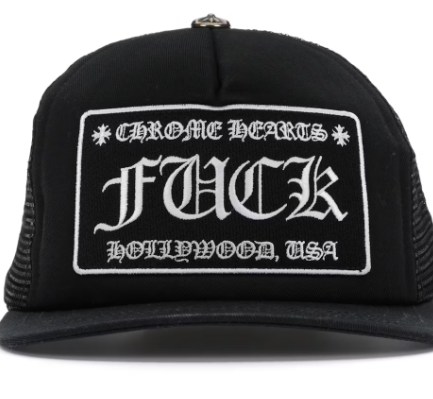 Chrome Hearts FUCK Hollywood Trucker Hat