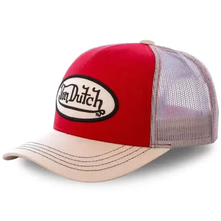 Von Dutch Hat Red Cream